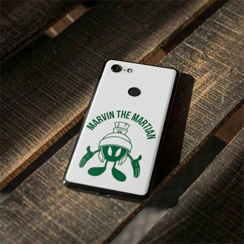 Looney Tunes Marvin the Martian Big Head Google Pixel 3 Skin